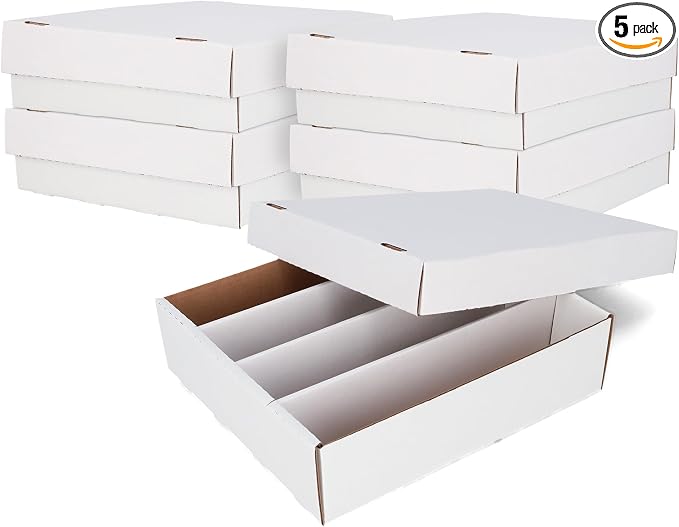 BCW Monster Box - 5ct Trading Card Storage Box | Holds 3200 Cards | Sports & TCG Card Organizer