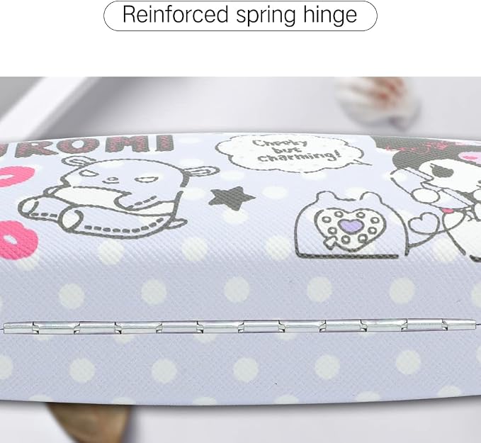 PERFECTSIGHT Hard Shell Eyeglasses Case, Kawaii Protective Glasses Case for Kids, Cute Eyeglass Case for Women Men Girls