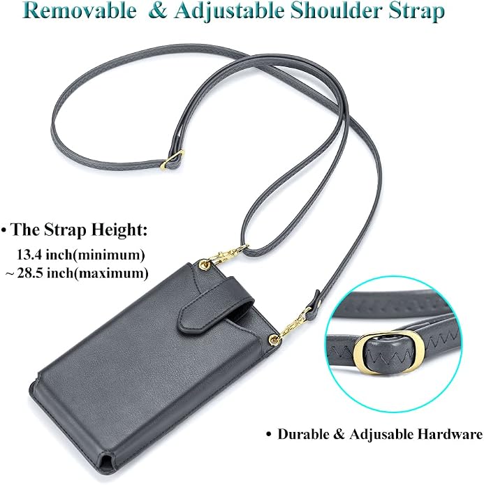 Peacocktion Small Crossbody Cell Phone Purse for Women, Lightweight Mini Small Crossbody Bags for Women with Card Slots