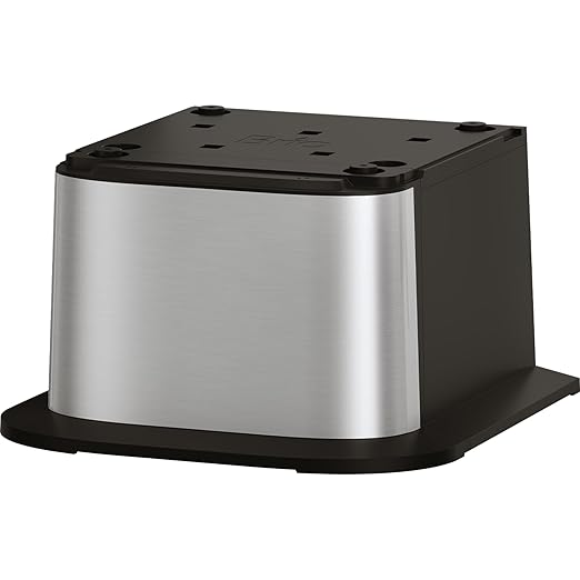 Brio Water Cooler Base for Brio 320, 420, 520 and Moderna 720 Series | Adds 9.5" height to your exisiting water dispenser machine | matching Stainless Steel