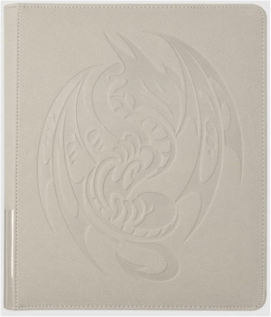 Arcane Tinmen Dragon Shield Card Binder – Card Codex Portfolio 360: Ashen White - 360CT – Card Games - Compatible with Pokemon, Yugioh, Magic The Gathering, MTG TCG OCG & Hockey Cards