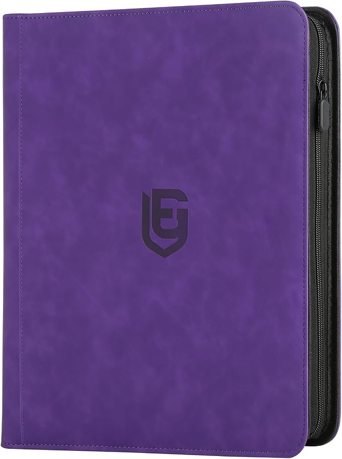1024 Pocket Card Binder,16 Pocket Trading Card Binder，Side Loading Collectible Card Albums for MTG, for TCG Football, Sports, Game Cards Purple