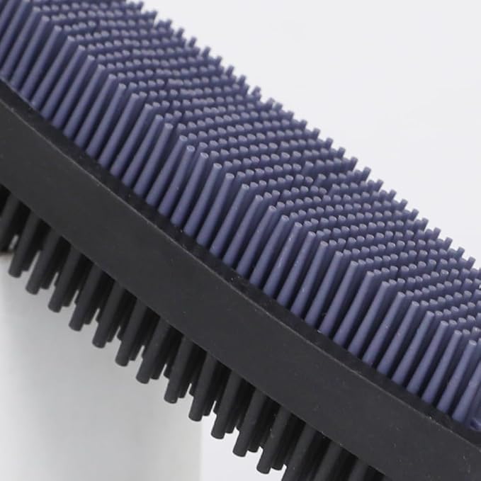 Premium Rubber Pet Hair Brush - Removes Hair from Couches & Pets' Coats B