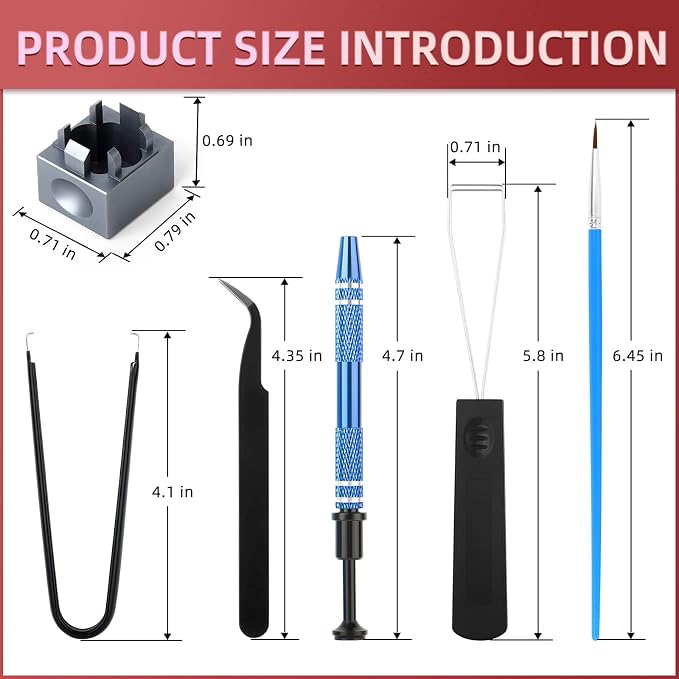RUNJRX Keyboard Lube Kit and Switch Lube 15g/0.53oz JRX-205 G0 with Switch Opener Tweezers for Custom Keyboard