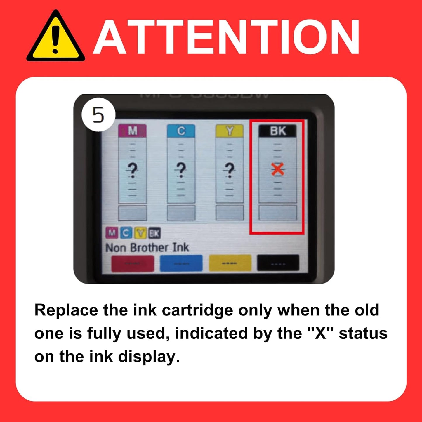 Compatible Brother LC3011 LC-3011 3011 Ink Cartridges for Brother MFC-J491DW MFC-J497DW MFC-J690DW MFC-J895DW Printer, 5-Pack (2 Black, 1 Cyan, 1 Magenta, 1 Yellow)
