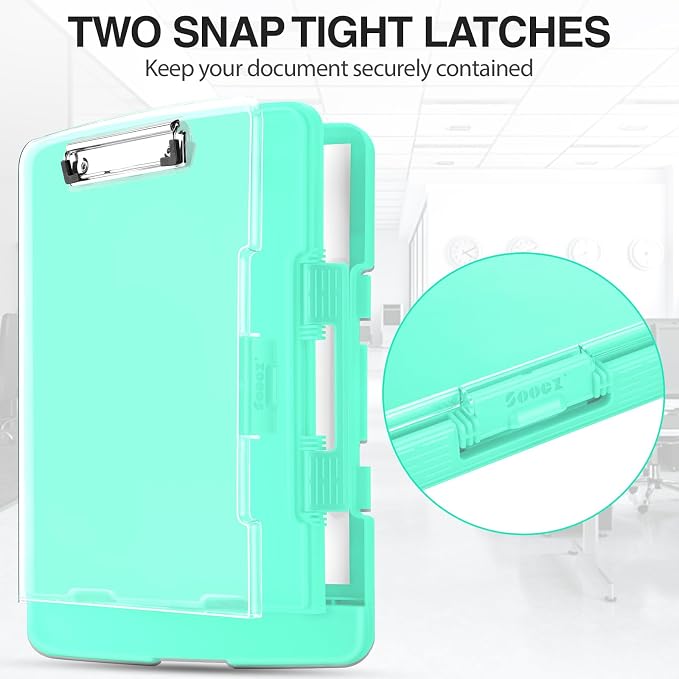 Dual Compartment, Clearview, Dry Erase, High Capacity, Real Hinge, High Capacity, Pen Holder, Coach School & Office Supplies
