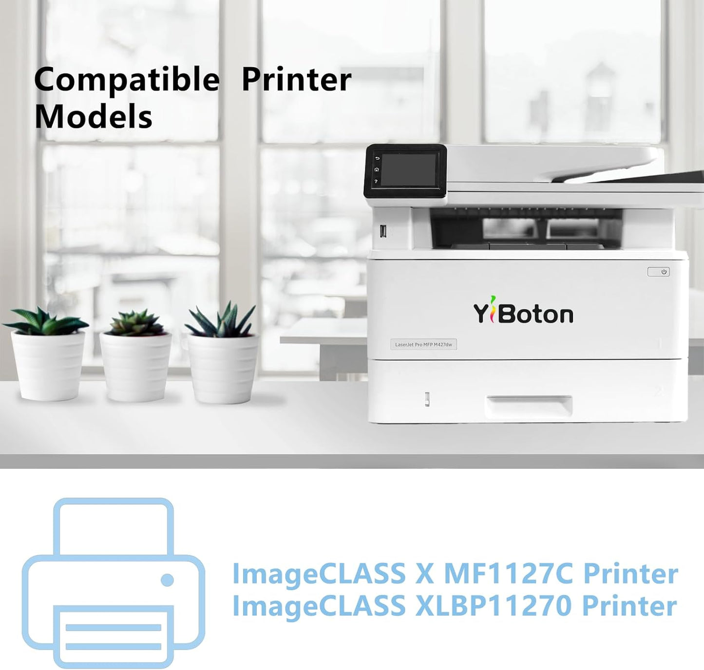T09 Yellow Toner Cartridges with Chip 3017C005AA Replacement for T09 Toner Suitable for ImageCLAss X LBP1127C MF1127C Printer