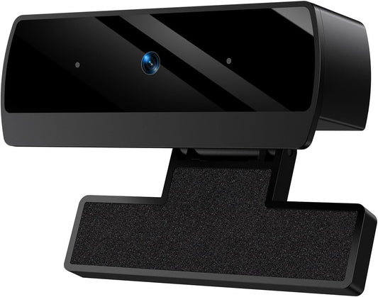 Webcam,1080P HD Webcam with Microphone, USB Computer Camera for Laptop & Desktop - Plug & Play, Stereo Sound, Auto Low-Light Correction, for Zoom/Skype/FaceTime/Teams/Webex, Streaming & Video Calls