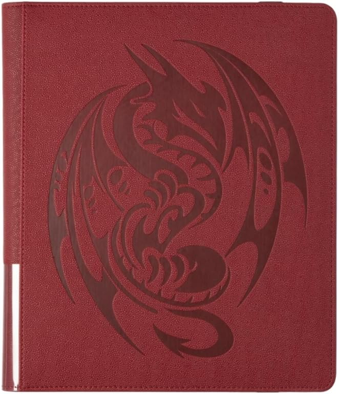 Arcane Tinmen Dragon Shield Card Binder – Card Codex Portfolio 360: Blood Red - 360CT – Card Games - Compatible with Pokemon, Yugioh, Magic The Gathering, MTG TCG OCG & Hockey Cards
