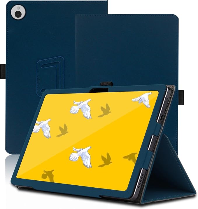 Case for Wacom MovinkPad 11 11.45 inch, Wacom MovinkPad 11 Tablet Case, Folding Stand Protective Cover with Pencil Holder and Wrist Strap, Full Protection. (Blue)