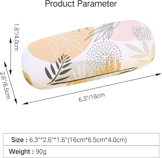 PERFECTSIGHT Hard Shell Eyeglasses Case, Kawaii Protective Glasses Case for Kids, Cute Eyeglass Case for Women Men Girls