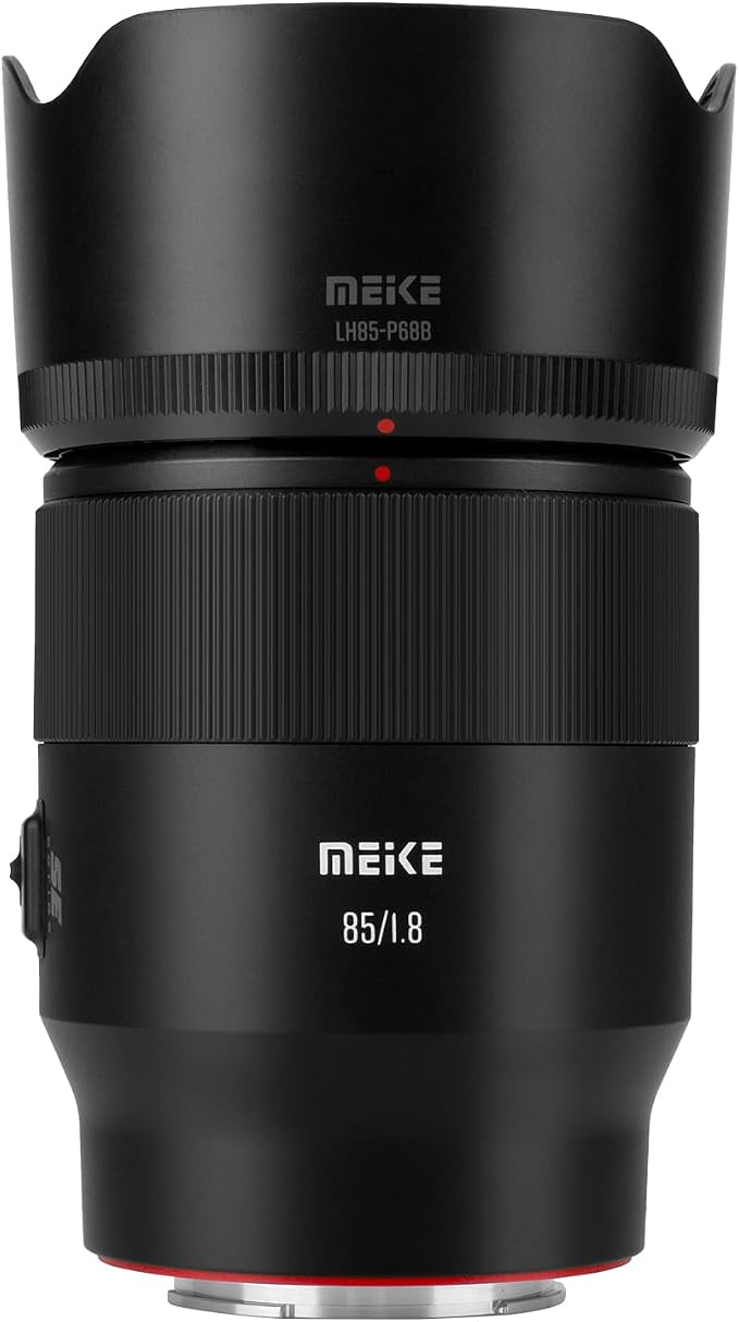 Meike 85mm f1.8 SE II Full Frame STM High Resolution 8K Auto Focus Medium-telephoto Lens Fixed Prime Portrait Lenses for Sony E Mount Mirrorless Cameras A9 A7II A7RII A7 A7R3 A7R4 A7IV A7C A7SIII