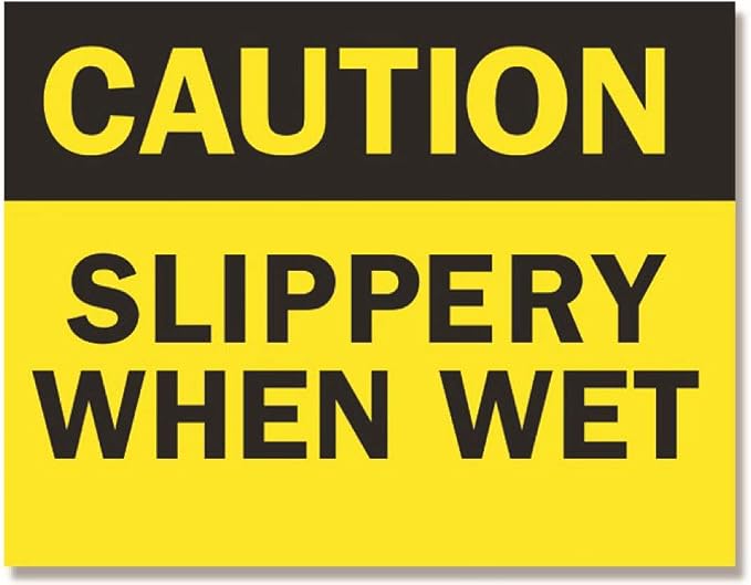 Tarifold Safety Sign Inserts, 6 Messages, Waterproof, 12 Pack | Includes 12 tear-resistant waterproof signs, 2 each of 6 safety messages, for indoor or outdoor display