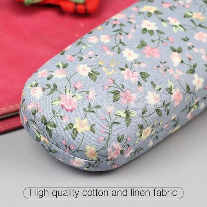 PERFECTSIGHT Hard Shell Eyeglasses Case, Kawaii Protective Glasses Case for Kids, Cute Eyeglass Case for Women Men Girls