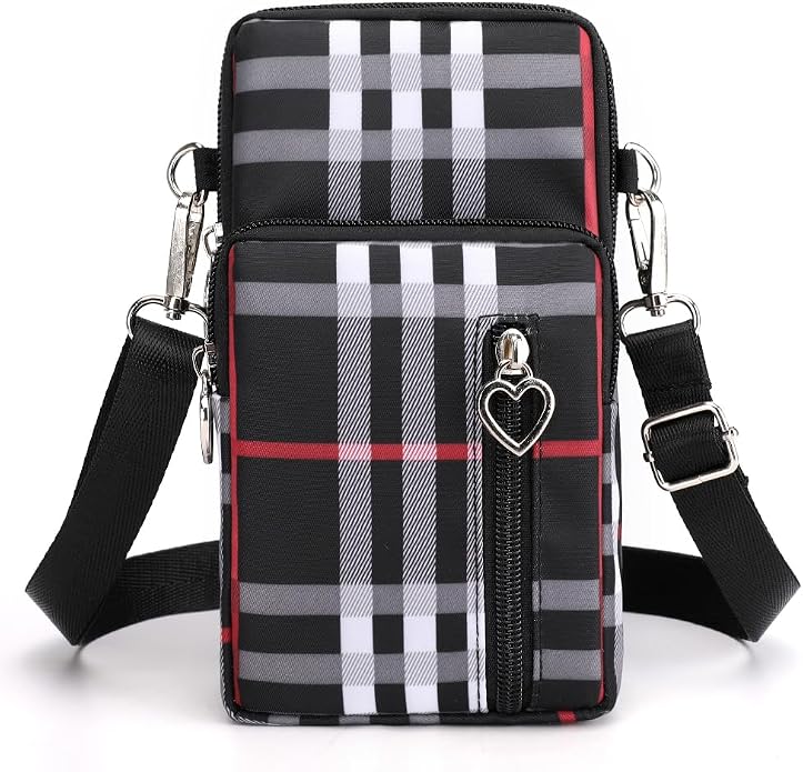 Small Crossbody Bag for Women - Mini Phone Purses with Crossbody Strap and Wallet - Nylon Arm Bag