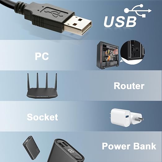 USB Computer Cooling Fan 5V USB Power with Speed Controller USB Router Fan for Router TV Box Mini PC Cabinet 120mm