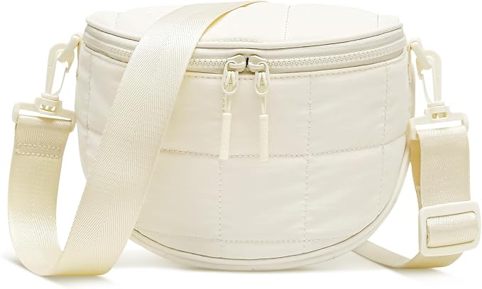 KKXIU Crossbody Bags for Women Vegan Leather Travel Bum Bag | Trendy Fanny Waist Pack | Shoulder Purse with Adjustable Strap