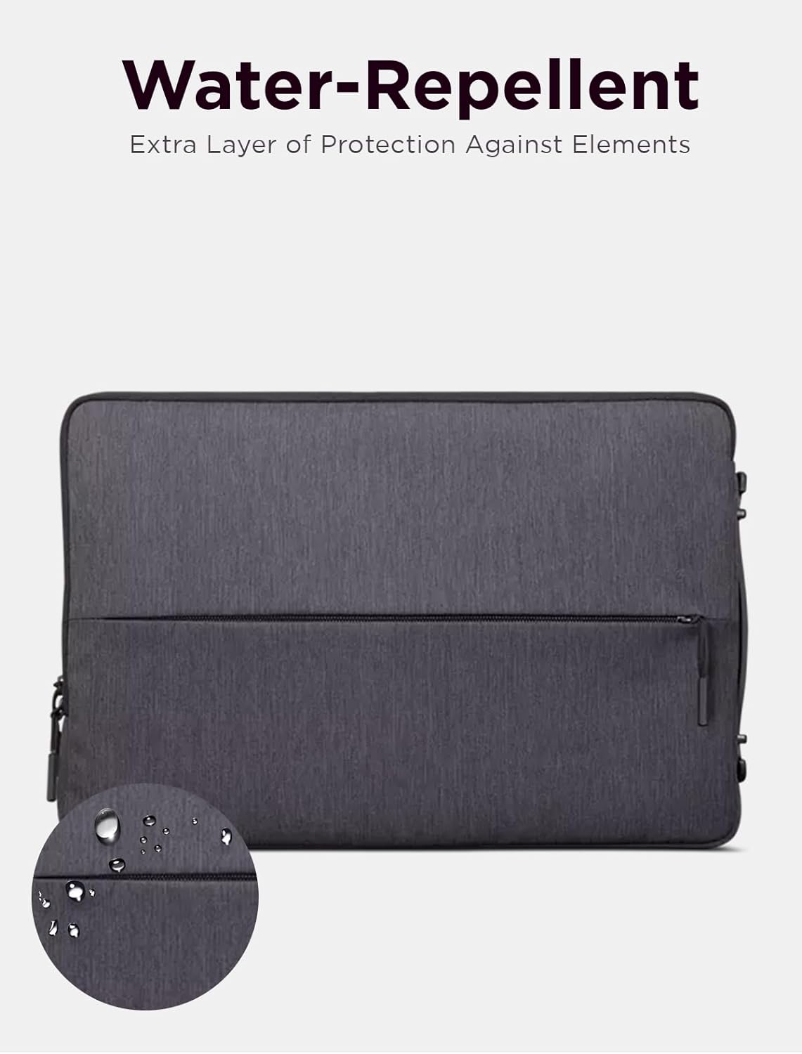 Lenovo 600 Bluetooth Silent Mouse, Blue Optical Sensor, Adjustable DPI, 4 Button & Urban Laptop Sleeve 14 Inch for Laptop/Notebook/Tablet Compatible with MacBook Air/Pro