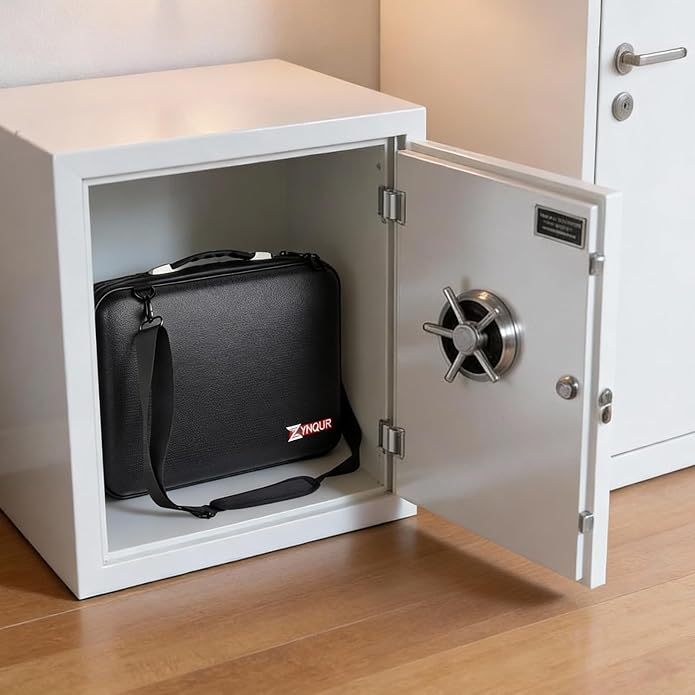 3200℉ Fireproof Briefcase 15.6in Laptop, Legal Size Organizer Filer | Includes13-pocket accordion folder,UL-94 VTM-0 Certified 6-layer,Waterproof Sealed Zippers,Dual-compartment,Bags Only