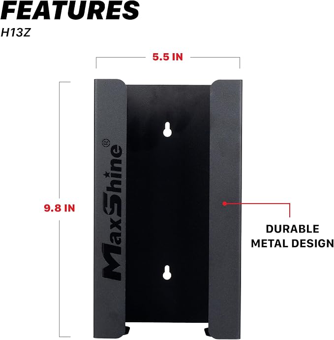 Maxshine Universal Metal Glove Box Holder – Organizes Gloves, Towels, Wipes & Tissues in Garage or Workspace – Elevate Auto Detailing with Premium Supplies & Accessories (Brand)