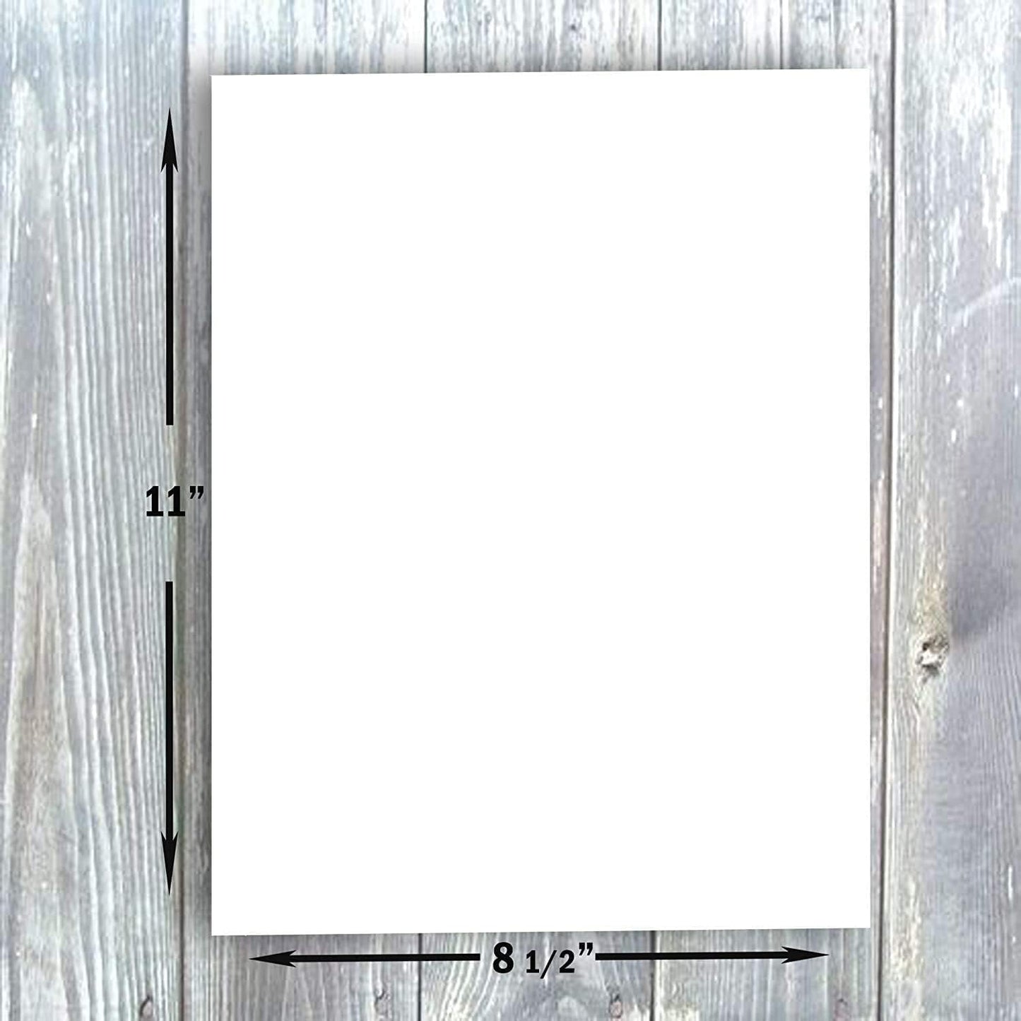 Hamilco Bright White Cardstock Scrapbook Paper Vellum 67lb cover 8.5" x 11" Card Stock 50 Pack