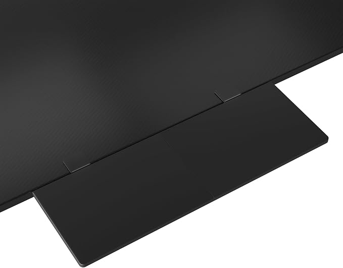 BONTEC Ergonomics Desk Extender Tray, 27.2 x 9.5 Inch, Black Carbon Fiber | 90° Foldable Keyboard Tray Platform, Table Mount Arm Rest Shelf, Clamp on Computer Arm Rest for Office Use