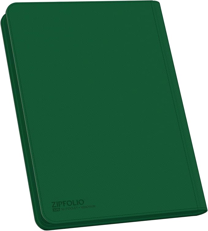 Ultimate Guard Zipfolio 320 – 16 Pocket Xenoskin Green