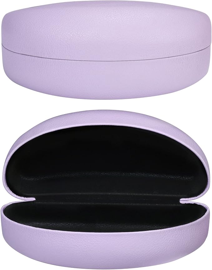 molshine Hard Shell Sunglasses Case,Classic Large Glasses Case for Sunglass,Eyeglasses with Cleaning Cloth,Pouch