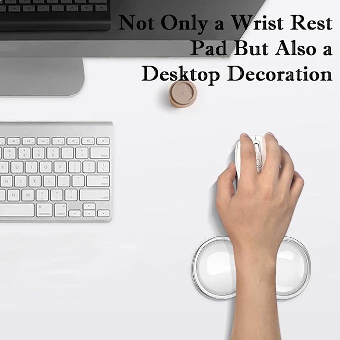 Update Gel Keyboard Wrist Rest & Mouse Wrist Rest Set – Silicone Wrist Support Pad for Pain Relief, Effortless Typing, Gaming, Computer, Laptop, Office – Anti-Slip Base, Easy to Clean
