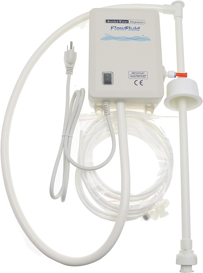 Bottled Water Dispenser Pump System,Food Grade,Self priming,110V,1GPM, Suitable for Coffee Brewer Ice-Maker Refrigerator (Single tube)