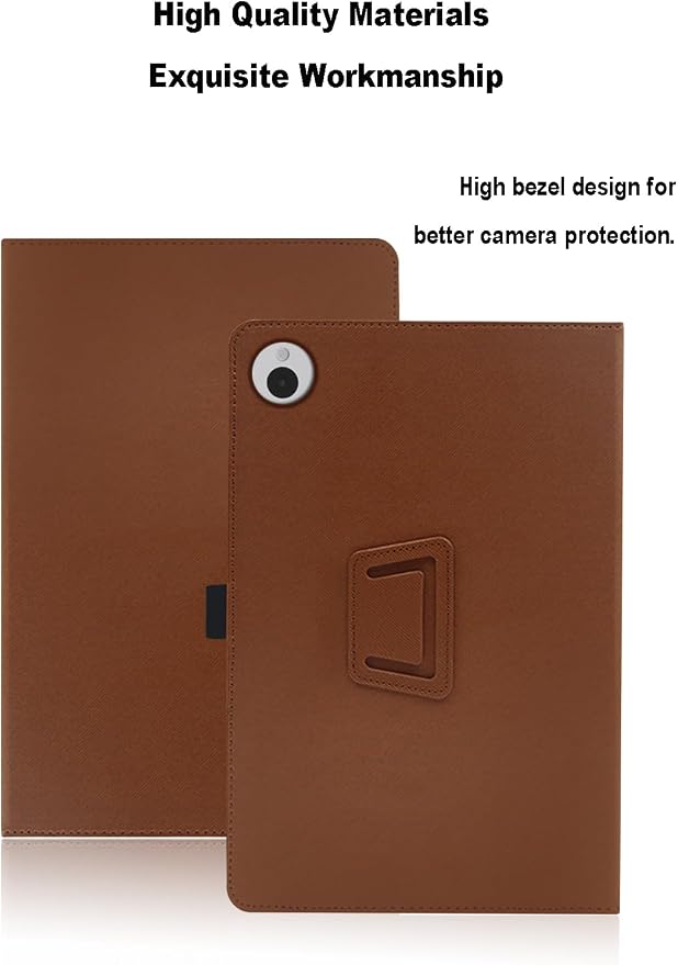Case for Wacom MovinkPad 11 11.45 inch, Wacom MovinkPad 11 Tablet Case, Folding Stand Protective Cover with Pencil Holder and Wrist Strap, Full Protection. (Brown)