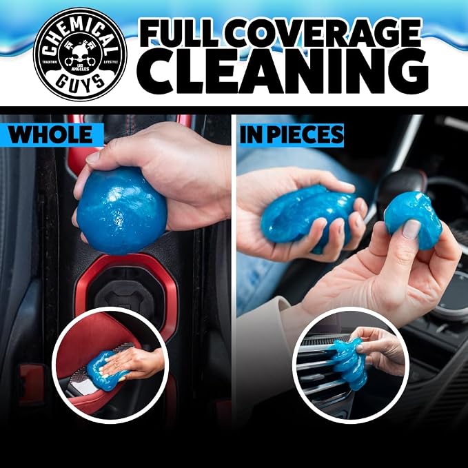 Chemical Guys, Sticky Icky Car Cleaning Gel, Apple & Strawberry, 4 Pack