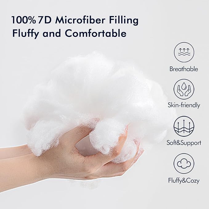 MIULEE 16x16 Inch Outdoor Pillow Insert Throw Pillow Insert | Water-Resistant Premium Outdoor Pillow Stuffer Sham Square for Couch Sofa Patio Furniture Cushion Porch Swing