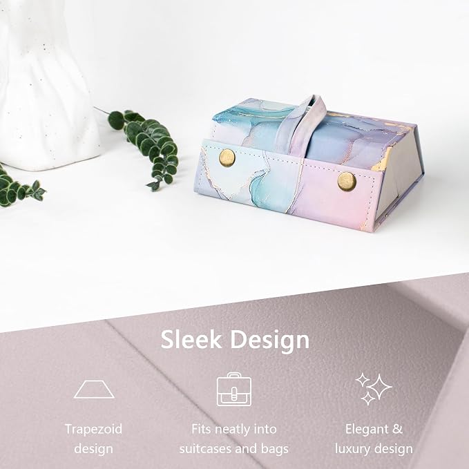 Sunglasses Travel Case,Foldable Eyeglasses Case, Portable Multiple Glasses Case for Women Men Girls