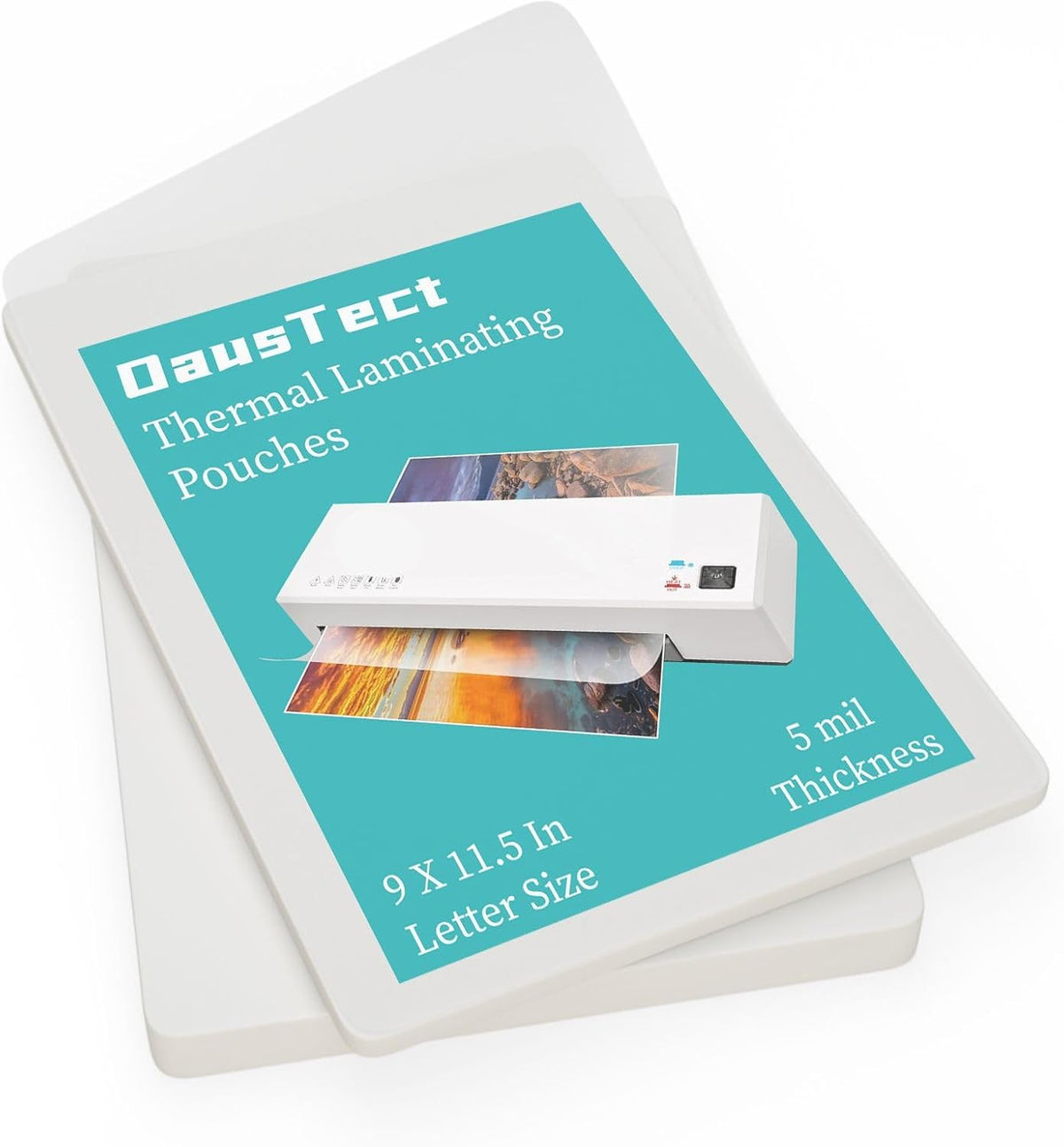 Thermal Laminating Pouches 5 mil, Clear 9 x 11.5 Inch Laminating Sheet Paper for Thermal Laminator, Holds 8.5 x 11 Inch Letter Size Laminate Sheets (1500 Pack)