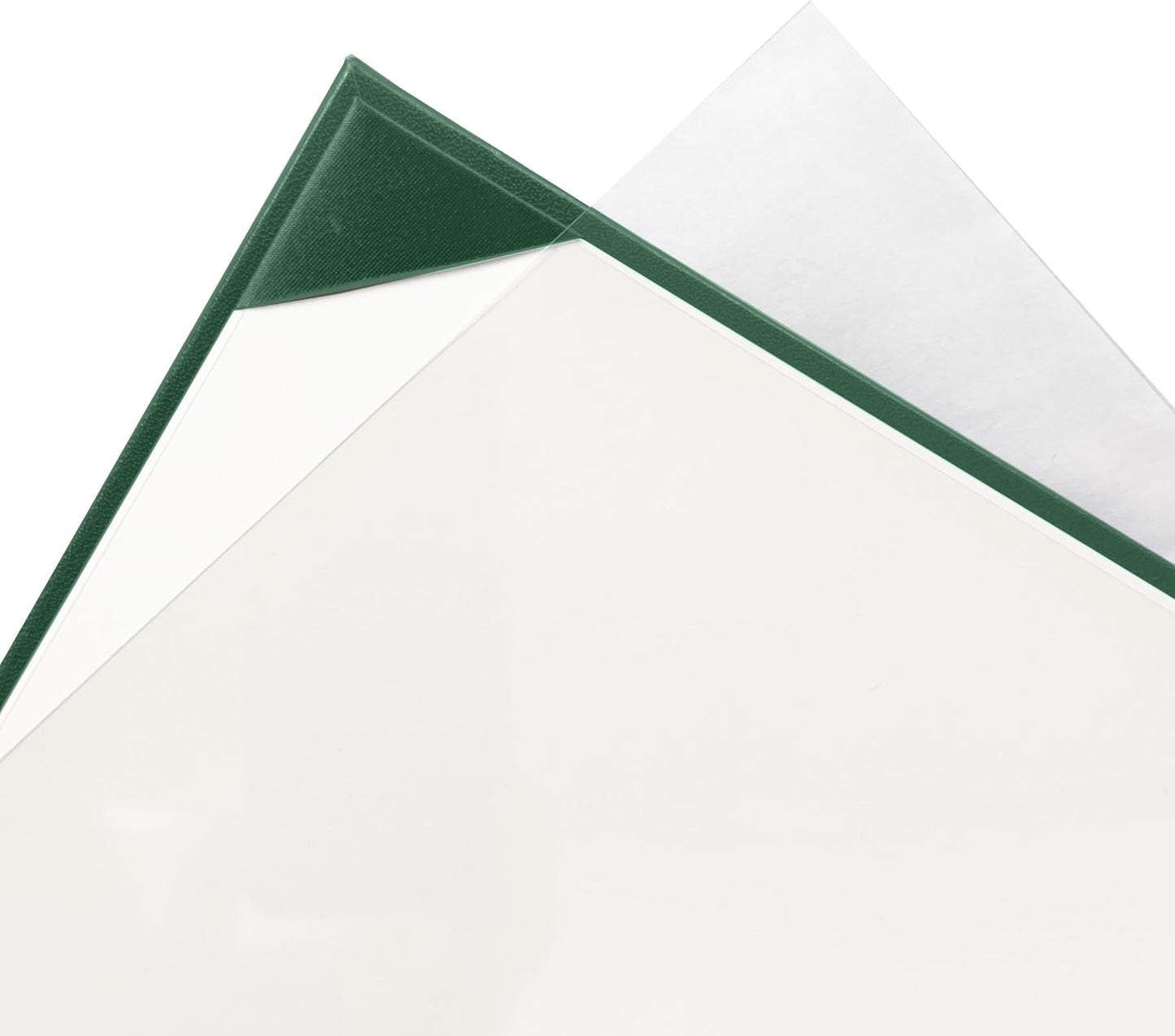 12 PCS Smooth Diploma Certificate Cover 8 1/2" x 11" Forest Green