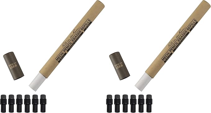 Rite in the Rain Weatherproof Eraser Refill, 6 per pack (No. 13ER) (Pack of 2)