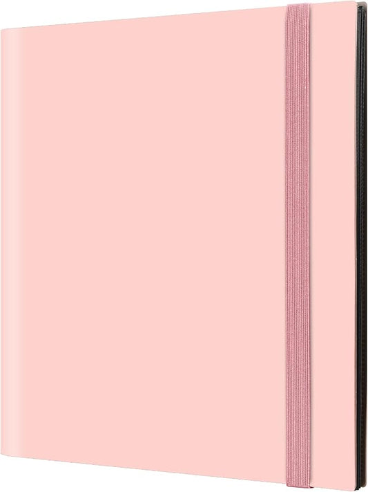 GEAoffice Trading Card Binder, 12 Pockets Card Album Folder Holder, 624 Side Loading Pocket Collection Binder for Yugioh, MTG, Sports & Games Cards, Pink
