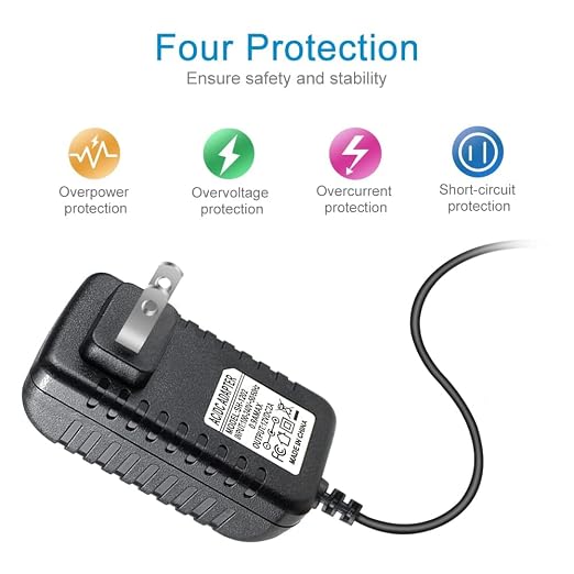 12V Power Supply, 12 Volt 2A 24W DC Power Supply with On Off Switch, Black Switching LED Power Adapter, AC 110V to 12V Transformer Plug for LED Strip Lights with 5.5/2.1 DC Female Connector, 3 Pack