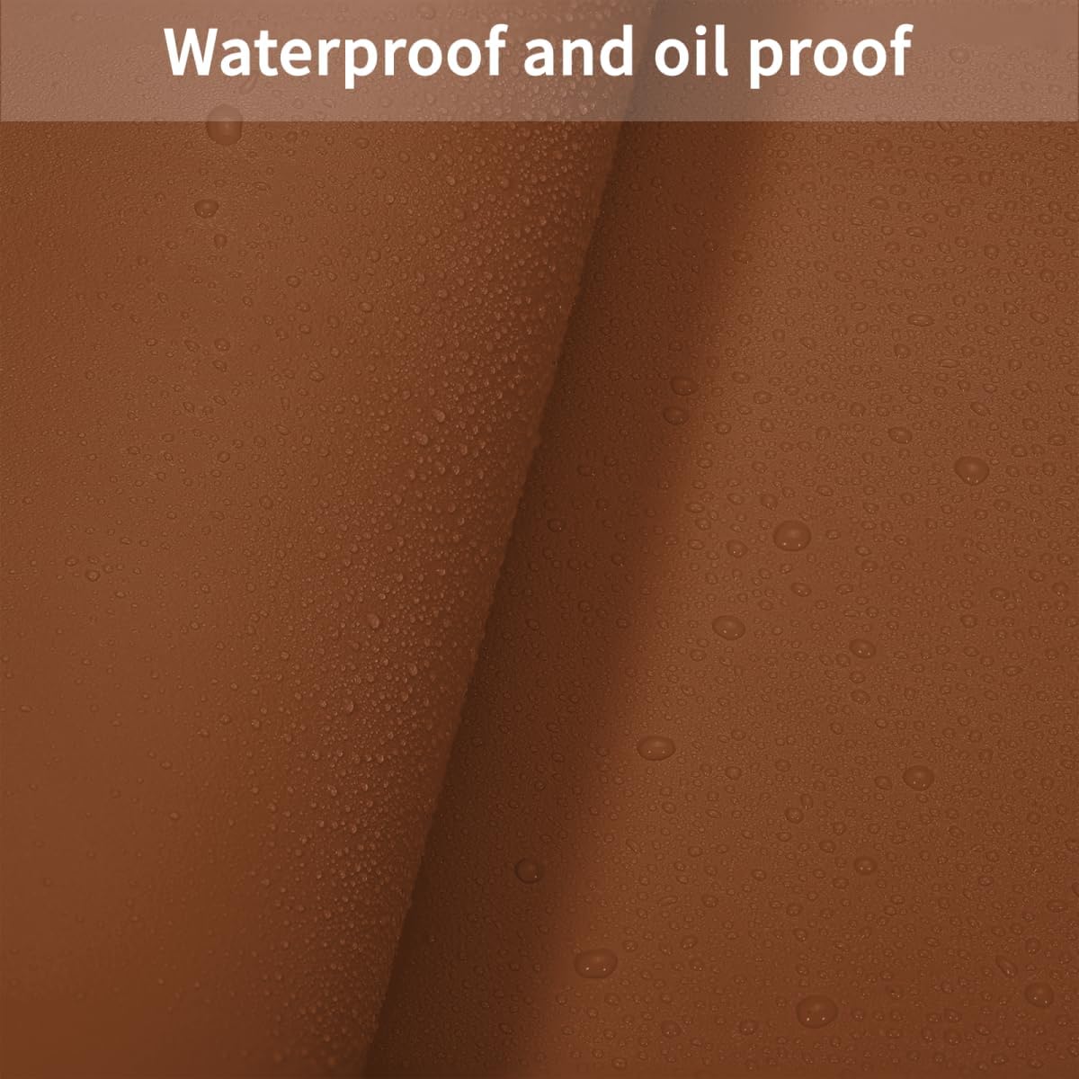 Table Pad Protector for Dining Room Table - Can Be Used On Both Sides Waterproof and Easy to Clean Good Flatness Used for Dining Table(Brown+Gray 54x72)