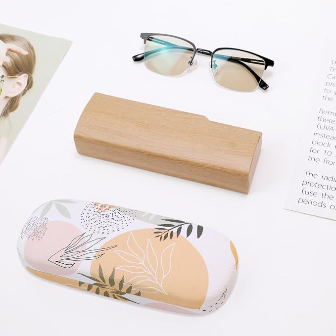 PERFECTSIGHT Hard Shell Eyeglasses Case, Kawaii Protective Glasses Case for Kids, Cute Eyeglass Case for Women Men Girls