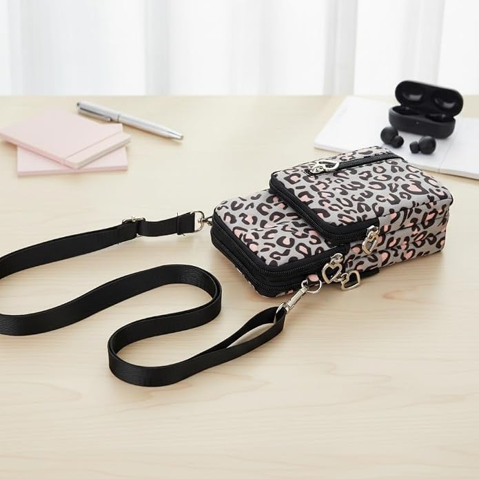 Small Crossbody Bag for Women - Mini Phone Purses with Crossbody Strap and Wallet - Nylon Arm Bag