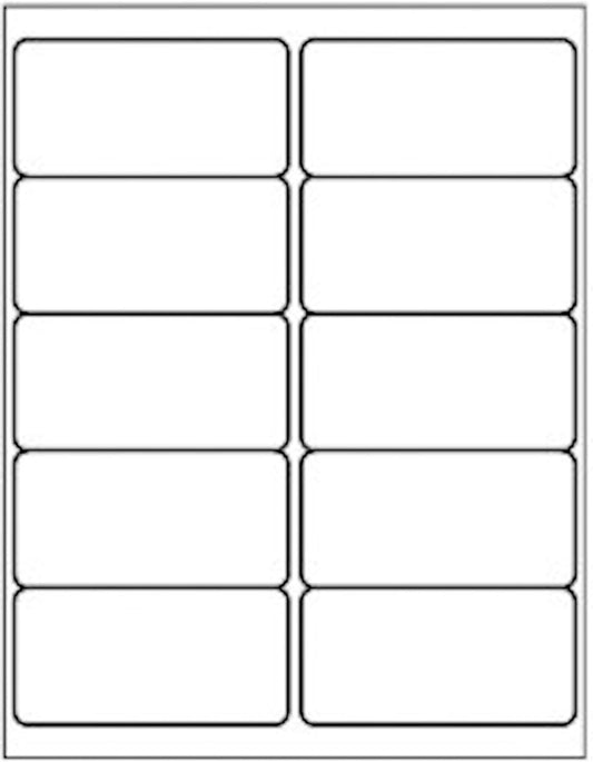 10 Up - Shipping Address Labels - 2" x 4" - 50000 Labels