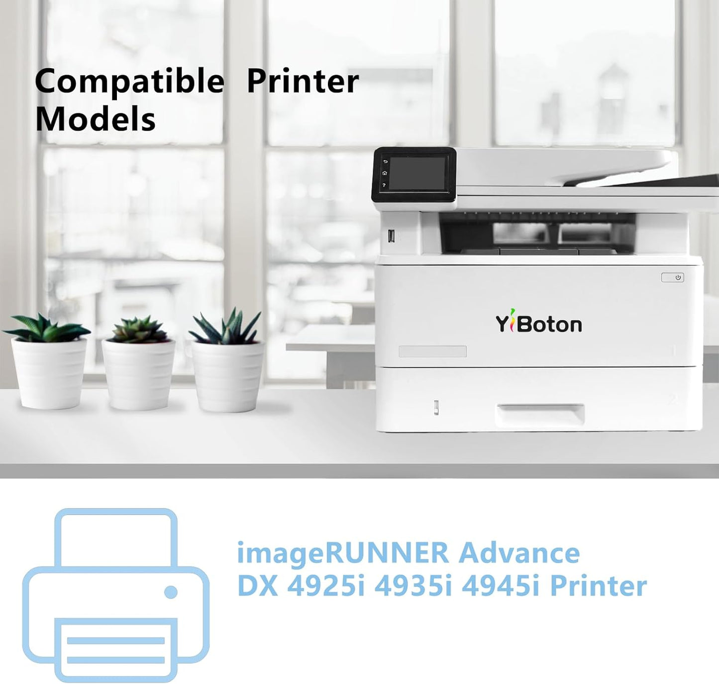 GPR-67 GPR67 High Capacity Black Toner Cartridge 5745C003AA Compatible for Canon GPR-67 GPR67 imageRUNNER Advance DX 4925i DX 4935i DX 4945i Printer