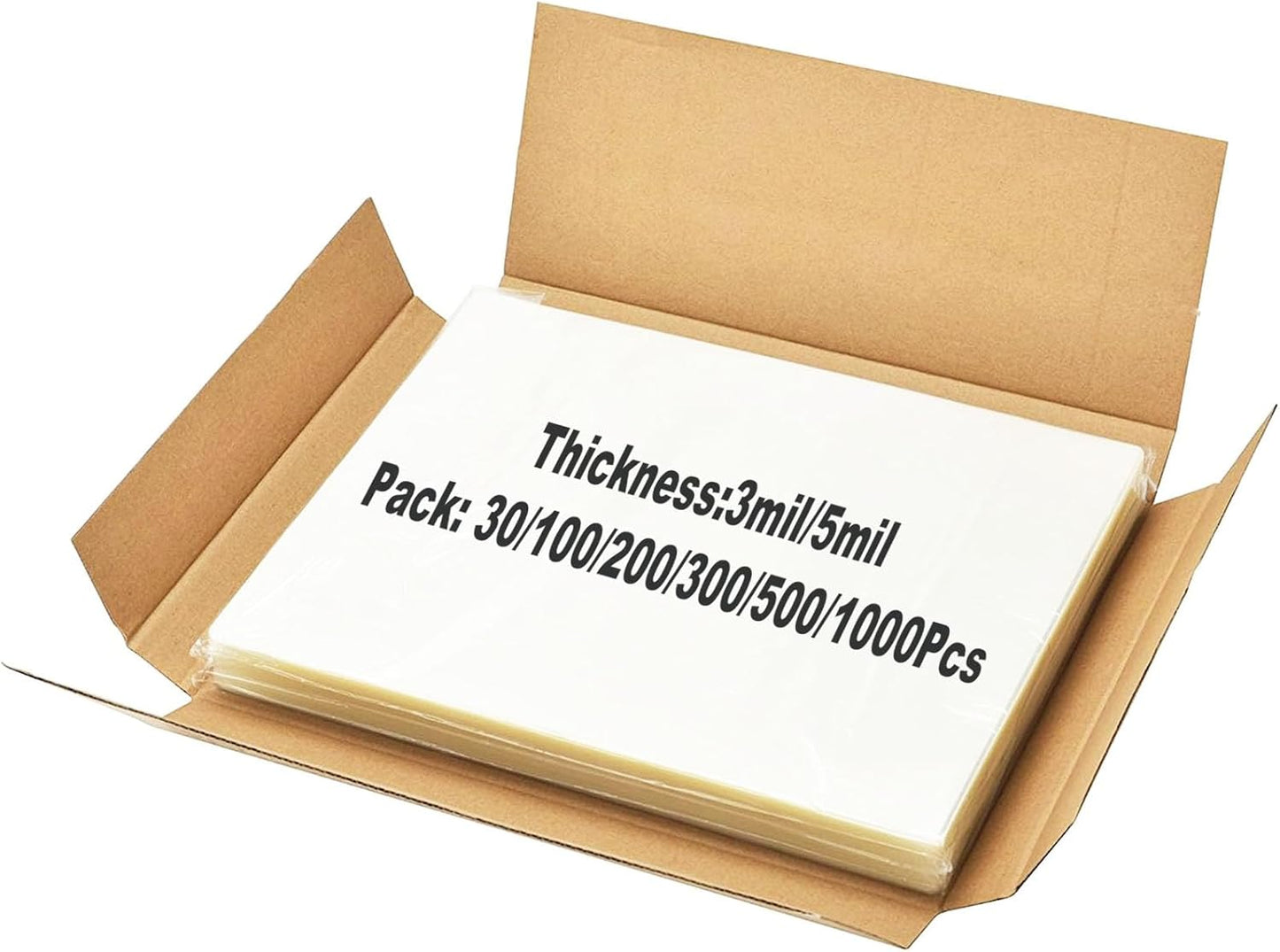 500 Pack Laminating Sheets, Clear 9 x 11.5 Inch Thermal Laminating Pouches for Thermal Laminator, 3 Mil Lamination Sheet Paper, Letter Size, HeatSeal