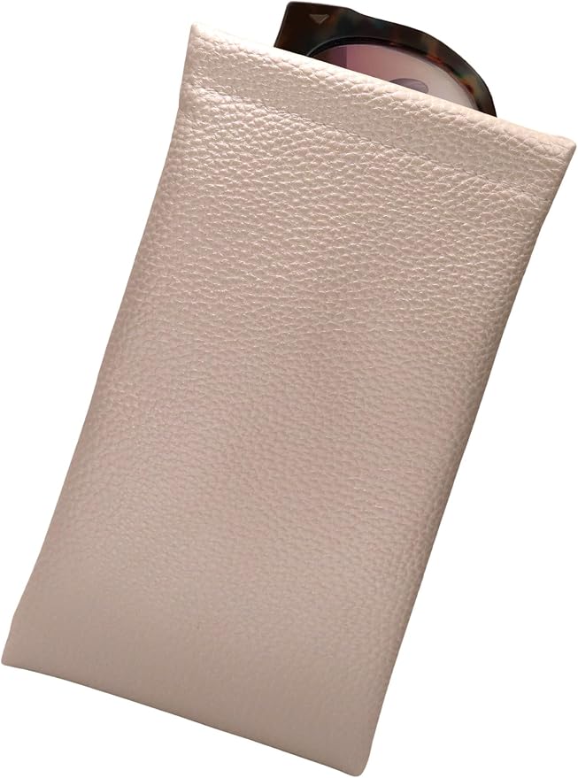 Soft Sunglasses case | Large Glasses Case Holder - Eyeglass Pouch Squeeze Top | Glasses pouch Lightweight Extra Layers