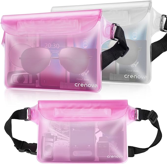 Waterproof Fanny Packs for Women, Sandproof Dry Bag for Beach, Water proof Pouch for Phone Passport Purse, Floating Waterproof Bags for Cruise Travel Water Park Boating Fishing Diving Surfing Kayaking | Floating, ideal for Beach, Boating & Kayaking&Fis...