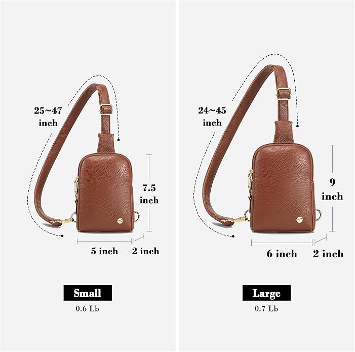 Lightweight Small Crossbody Sling Bag for Women | Mini Travel Purse,Multi-pocket with Card Slots,Durable Vegan Leather,Everyday Carry