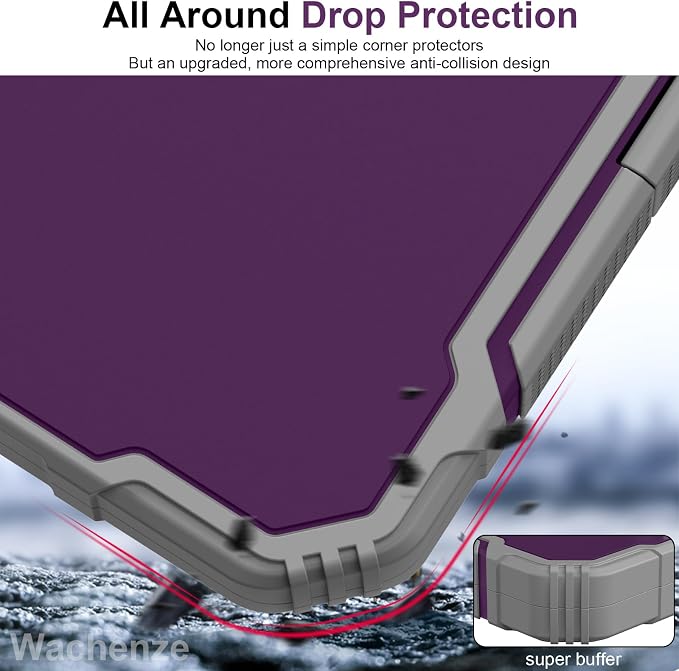 Clipboard, Clipboard with Storage, Heavy Duty Clip Boards 8.5x11, Protective Over Molded Edge, Plastic Clipboards, Contractor Folder with Internal Pen Pouch for Driver (Purple Alfalfa)