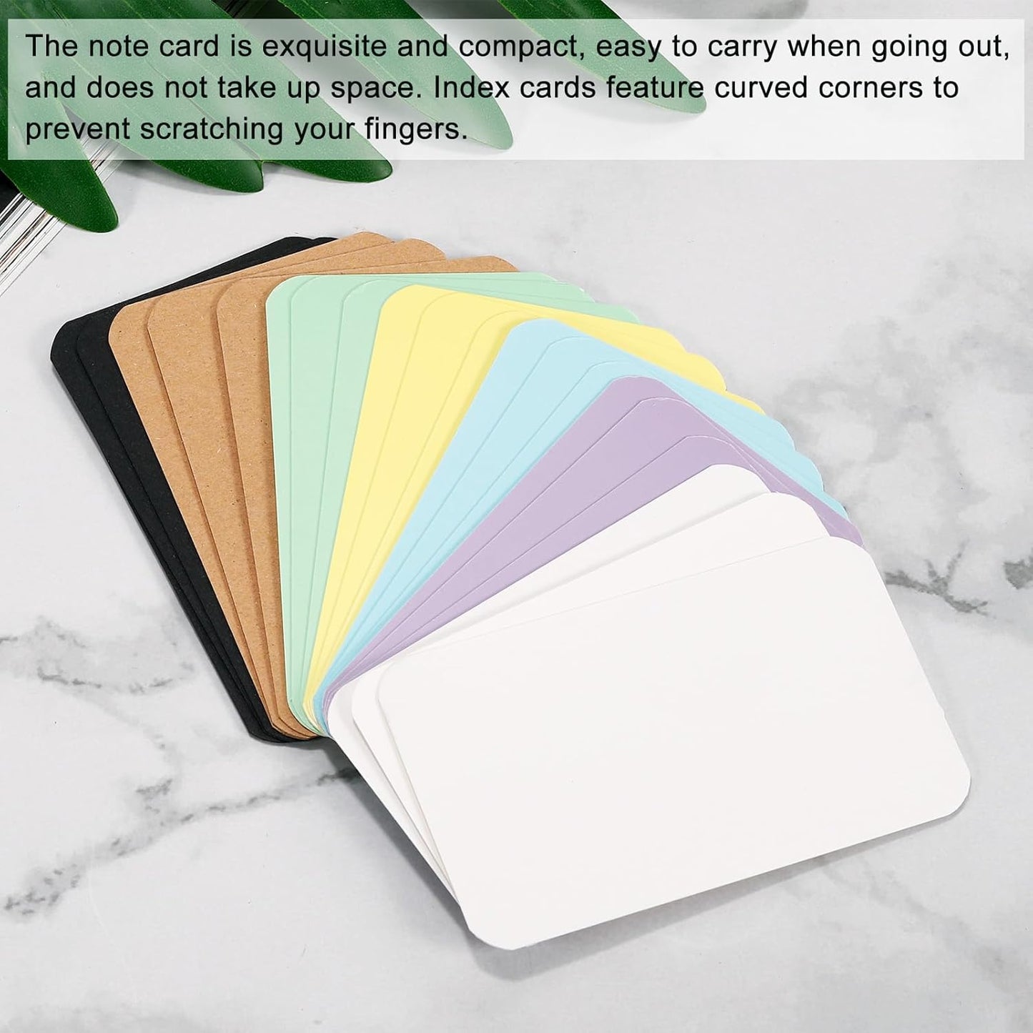 PATIKIL 3.5" x 2" Blank Paper Business Cards, 100 Pack Small Index Flash Cards Words Message Note Card Mini Paper Tags for DIY Gift Craft Scrapbooking, White